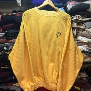 Vintage Boundary Line Green Bay Packers Corduroy Sweater Size XL USA Made